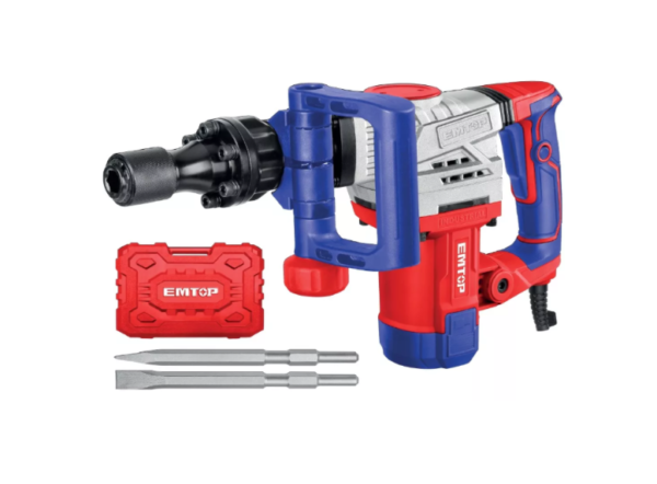 EMTOP DEMOLEDOR 1300W/120V SDS HEX + 2 CINCEL