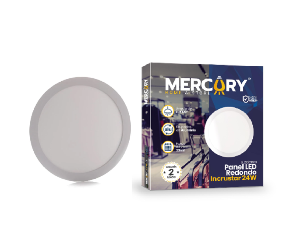 PANEL LED MERCURY REDONDO/INCR (3W-24W)