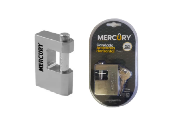 CANDADO MERCURY ANTICIZALLA HORIZONTAL(60-80MM)