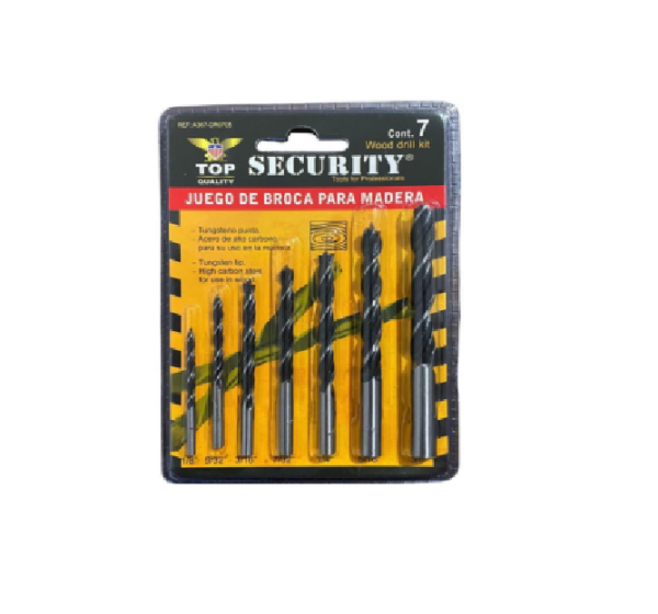 BROCA MADERA X 7 PC