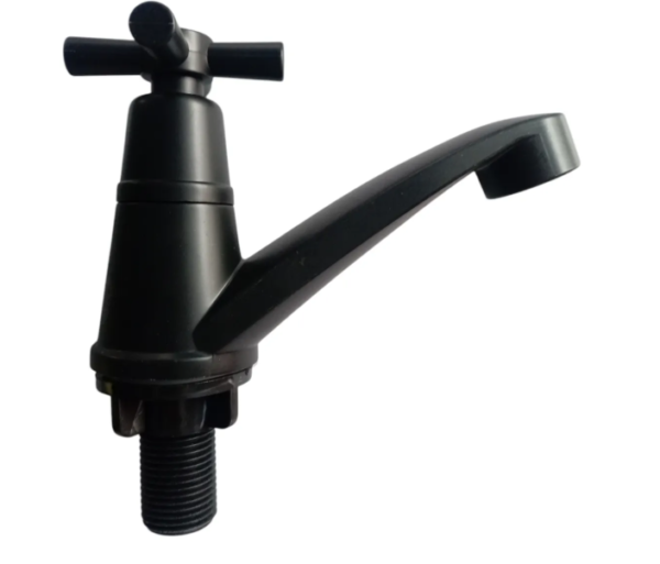 LLAVE LAVAMANOS CRUCETA NEGRA