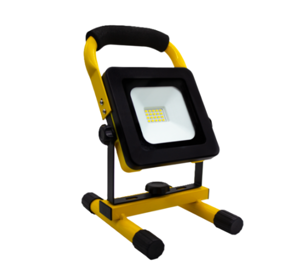 REFLECTOR LED EMERGENCIA BASE AMARILLA (10W-30W)