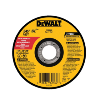 DISCO CORTE METAL DEWALT ORIGINAL (4.1/2"-14")
