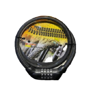 CANDADO BICICLETA CON CLAVE