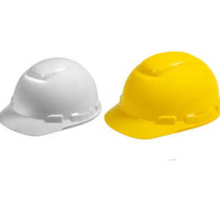 CASCO DE SEGURIDAD (AMARILLO-BLANCO)