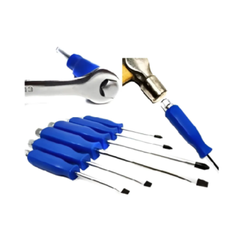 DESTORNILLADOR GOLPE AZUL X 6PC