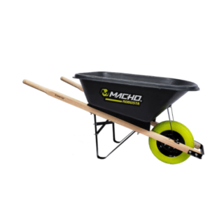 CARRETILLA PLATON PLASTICO MANGO/MADERA MACHO